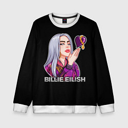 Свитшот детский BILLIE EILISH, цвет: 3D-белый