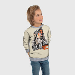 Свитшот детский Apex Legends, цвет: 3D-меланж — фото 2