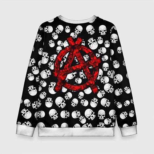 Детский свитшот Король и Шут Анархия / 3D-Белый – фото 2