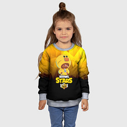 Свитшот детский BRAWL STARS SALLY LEON, цвет: 3D-меланж — фото 2
