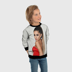 Свитшот детский Ariana Grande Ариана Гранде, цвет: 3D-черный — фото 2