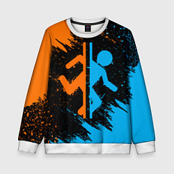 Свитшот детский PORTAL, цвет: 3D-белый