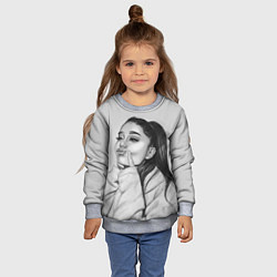 Свитшот детский Ariana Grande Ариана Гранде, цвет: 3D-меланж — фото 2