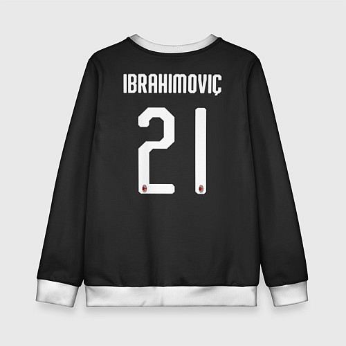 Детский свитшот Ibrahimovic third 19-20 / 3D-Белый – фото 2