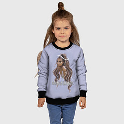 Свитшот детский Ariana Grande Ариана Гранде, цвет: 3D-черный — фото 2