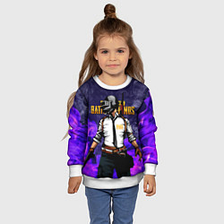 Свитшот детский PUBG, цвет: 3D-белый — фото 2