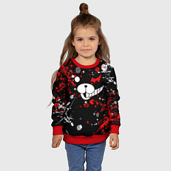 Свитшот детский MONOKUMA, цвет: 3D-красный — фото 2