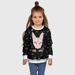 Свитшот детский КИС-КИС, цвет: 3D-белый — фото 2