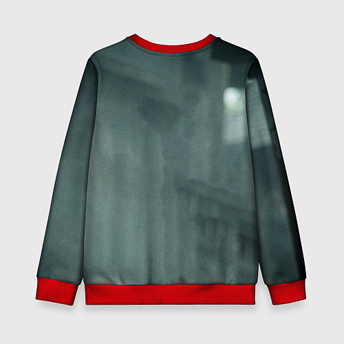 Детский свитшот Ведьмак Геральт / 3D-Красный – фото 2