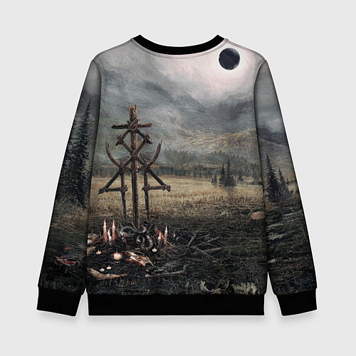 Детский свитшот Lorna Shore - Immortal / 3D-Черный – фото 2