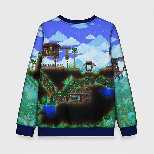 Детский свитшот TERRARIA EXCLUSIVE / 3D-Синий – фото 2