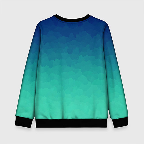 Детский свитшот Звездный дирижабль / 3D-Черный – фото 2