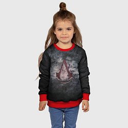 Свитшот детский Assassin’s Creed, цвет: 3D-красный — фото 2
