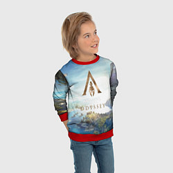 Свитшот детский Oddysey, цвет: 3D-красный — фото 2