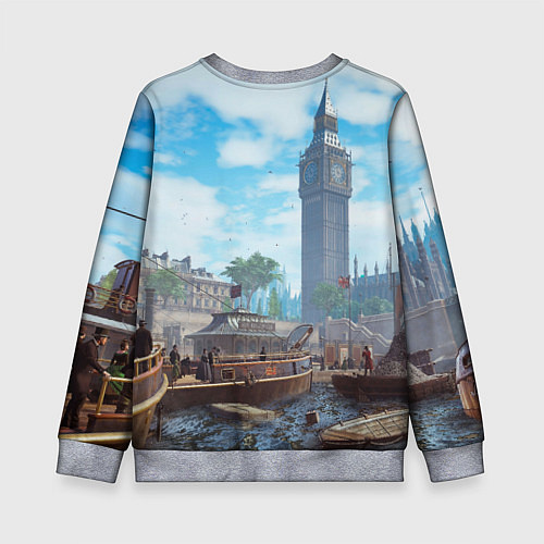 Детский свитшот Assasin's creed / 3D-Меланж – фото 2