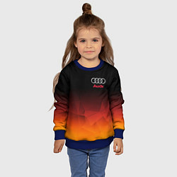Свитшот детский AUDI, цвет: 3D-синий — фото 2