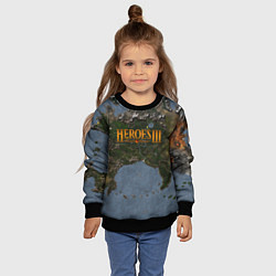 Свитшот детский ГЕРОИ 3, цвет: 3D-черный — фото 2
