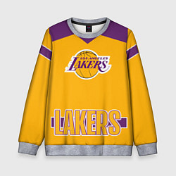 Свитшот детский Los Angeles Lakers, цвет: 3D-меланж