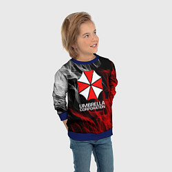 Свитшот детский UMBRELLA CORP, цвет: 3D-синий — фото 2