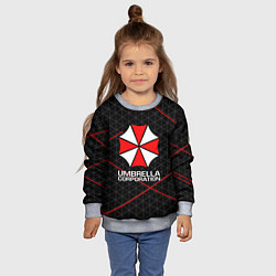 Свитшот детский UMBRELLA CORP, цвет: 3D-меланж — фото 2