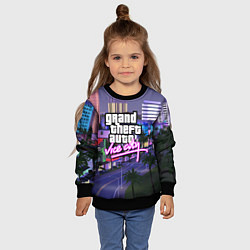 Свитшот детский Grand Theft Auto Vice City, цвет: 3D-черный — фото 2