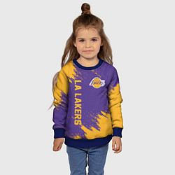 Свитшот детский LA LAKERS, цвет: 3D-синий — фото 2