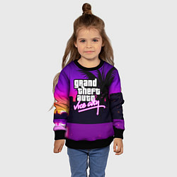 Свитшот детский GTA:VICE CITY, цвет: 3D-черный — фото 2