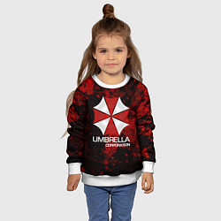 Свитшот детский UMBRELLA CORP, цвет: 3D-белый — фото 2