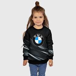 Свитшот детский BMW, цвет: 3D-черный — фото 2
