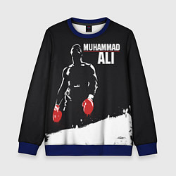 Свитшот детский Muhammad Ali, цвет: 3D-синий