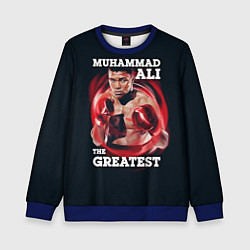 Свитшот детский Muhammad Ali, цвет: 3D-синий