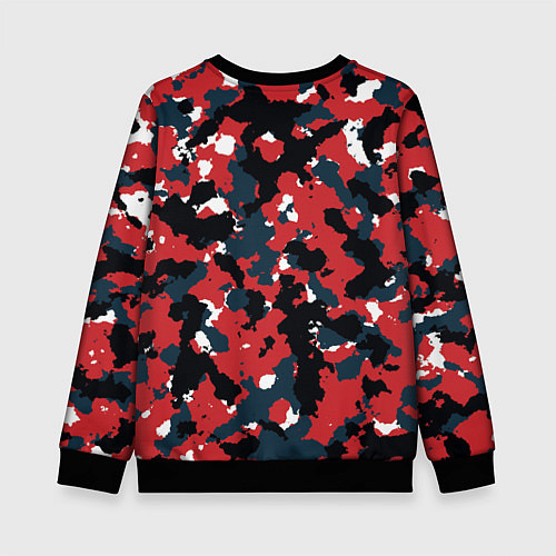 Детский свитшот КАМУФЛЯЖ / 3D-Черный – фото 2