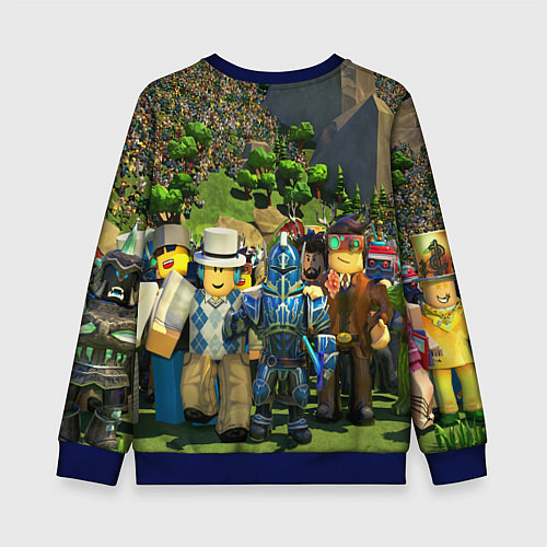 Детский свитшот ROBLOX / 3D-Синий – фото 2