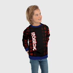 Свитшот детский Roblox, цвет: 3D-синий — фото 2