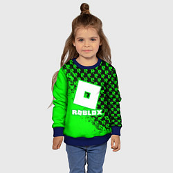 Свитшот детский Roblox, цвет: 3D-синий — фото 2