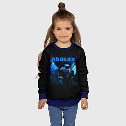 Свитшот детский ROBLOX, цвет: 3D-синий — фото 2