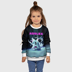 Свитшот детский ROBLOX, цвет: 3D-белый — фото 2
