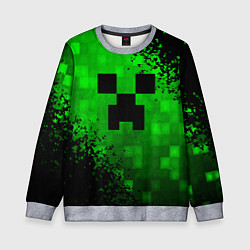 Свитшот детский MINECRAFT, цвет: 3D-меланж