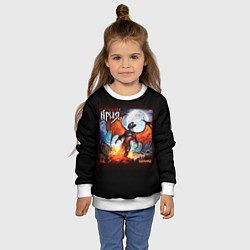 Свитшот детский Ария, цвет: 3D-белый — фото 2
