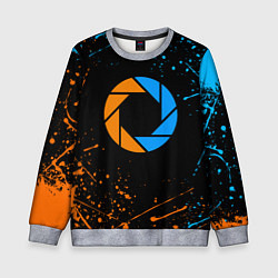 Свитшот детский PORTAL, цвет: 3D-меланж