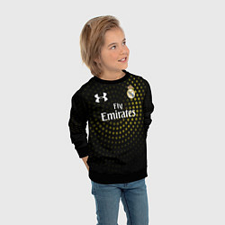 Свитшот детский Real Madrid, цвет: 3D-черный — фото 2