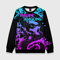 Свитшот детский Imagine Dragons, цвет: 3D-черный