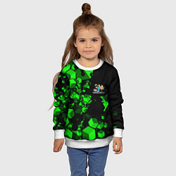 Свитшот детский MINECRAFT, цвет: 3D-белый — фото 2