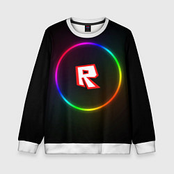 Свитшот детский Roblox, цвет: 3D-белый
