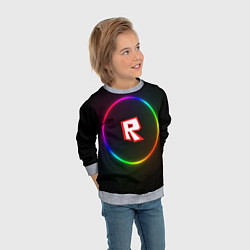 Свитшот детский Roblox, цвет: 3D-меланж — фото 2