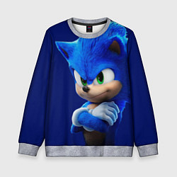 Свитшот детский SONIC, цвет: 3D-меланж
