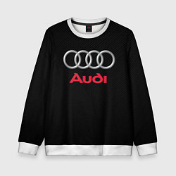 Свитшот детский AUDI, цвет: 3D-белый