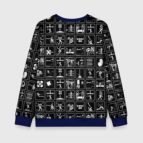 Детский свитшот PORTAL / 3D-Синий – фото 2
