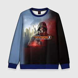 Свитшот детский The Division 2, цвет: 3D-синий