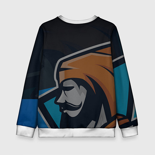 Детский свитшот Форма Monk / 3D-Белый – фото 2